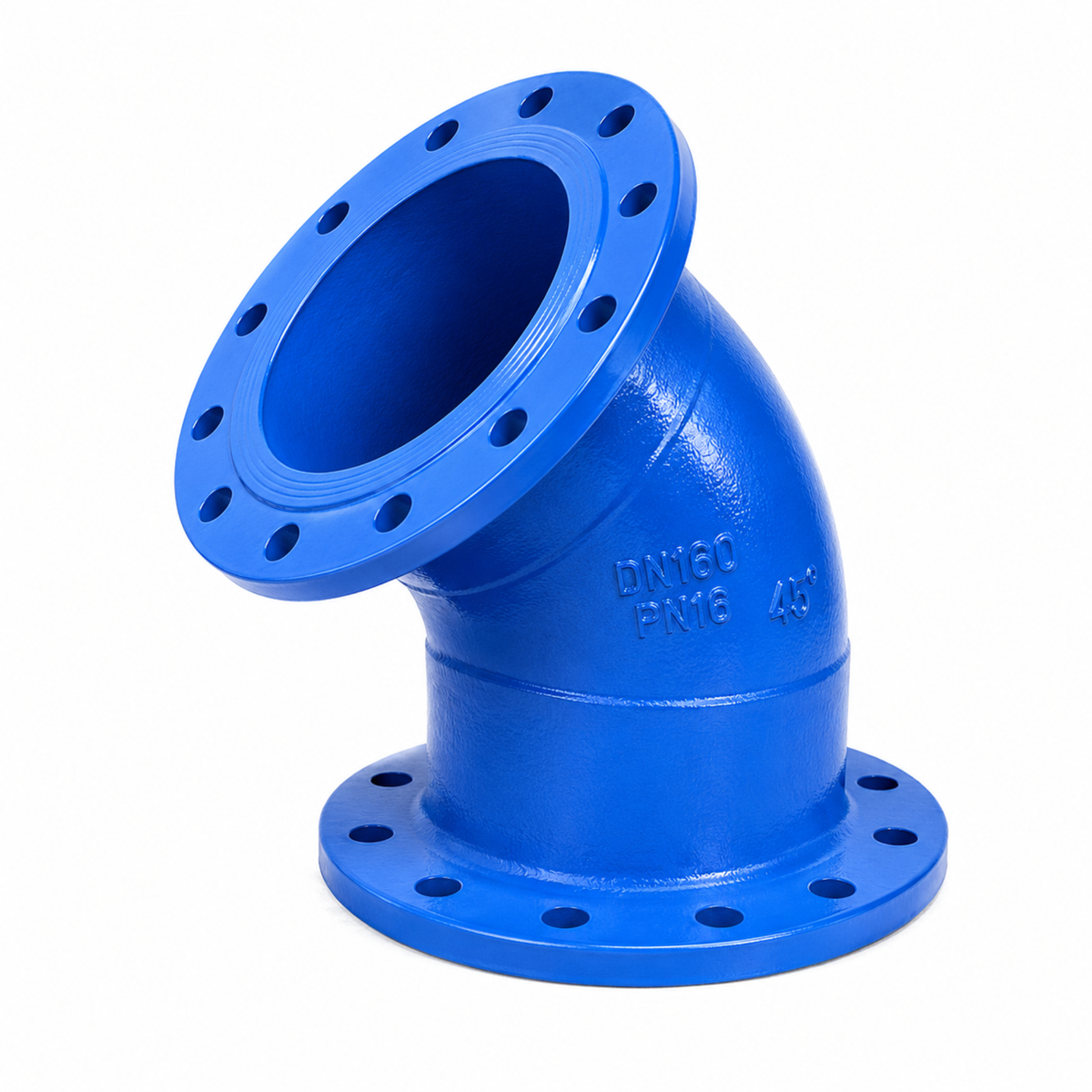 45 Degree Flanged Elbow PN16 Ductile Iron Fittings qatar