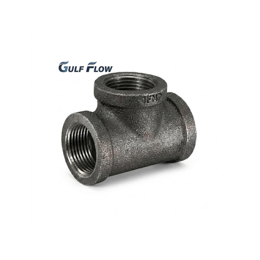 Black Iron Equal Tee Threaded Pipe Fitting for Industrial and Plumbing Applications in Qatar