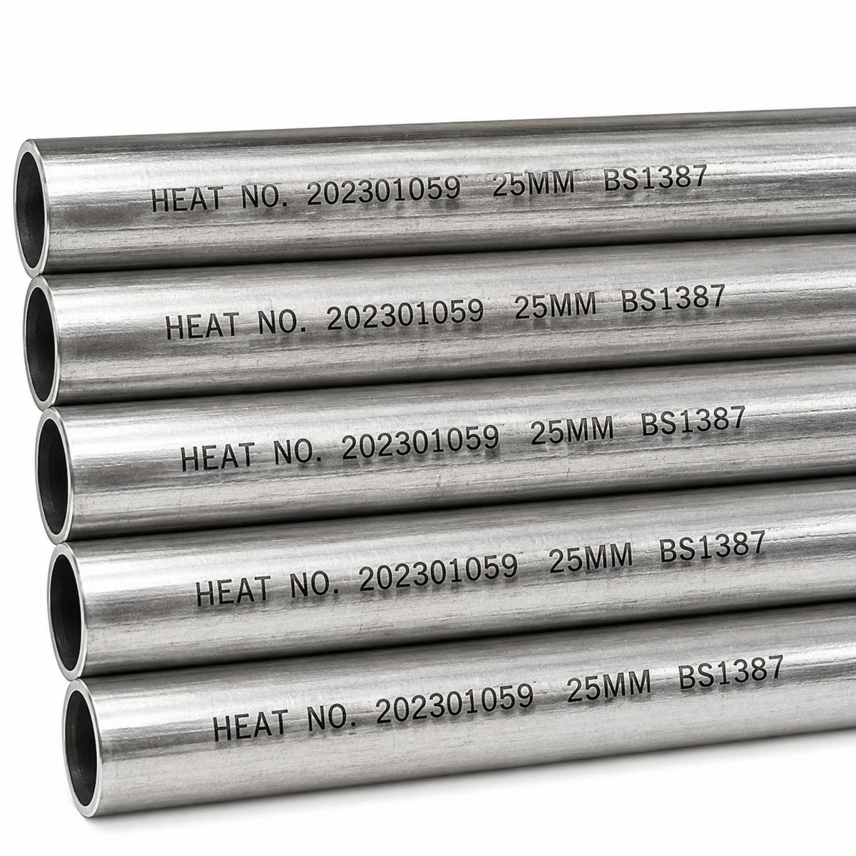 BS 1387 galvanized iron pipe, hot-dip galvanized steel tube for water and gas lines in Qatar industrial projects.