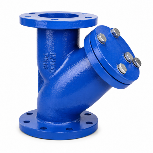 BS2080 Y-Strainer PN10 PN16 Flanged Industrial Pipeline Filter