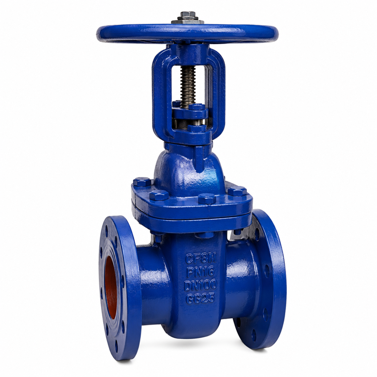 DIN3352 F4 Metal Seat Non-Rising Stem Gate Valve PN10 PN16