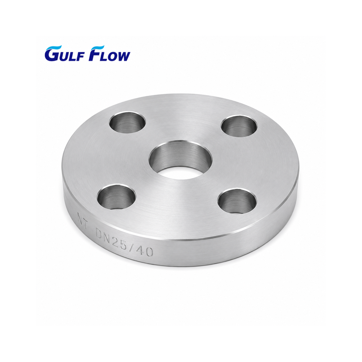 EN1092-1 Type 01A PN10/16 stainless steel plate flange for industrial piping systems in Qatar.
