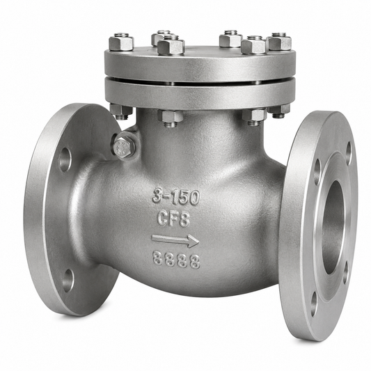 Flanged Swing Check Valve Stainless Steel in qatar