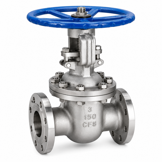 Carbon steel flanged gate valve for industrial piping systems in Qatar