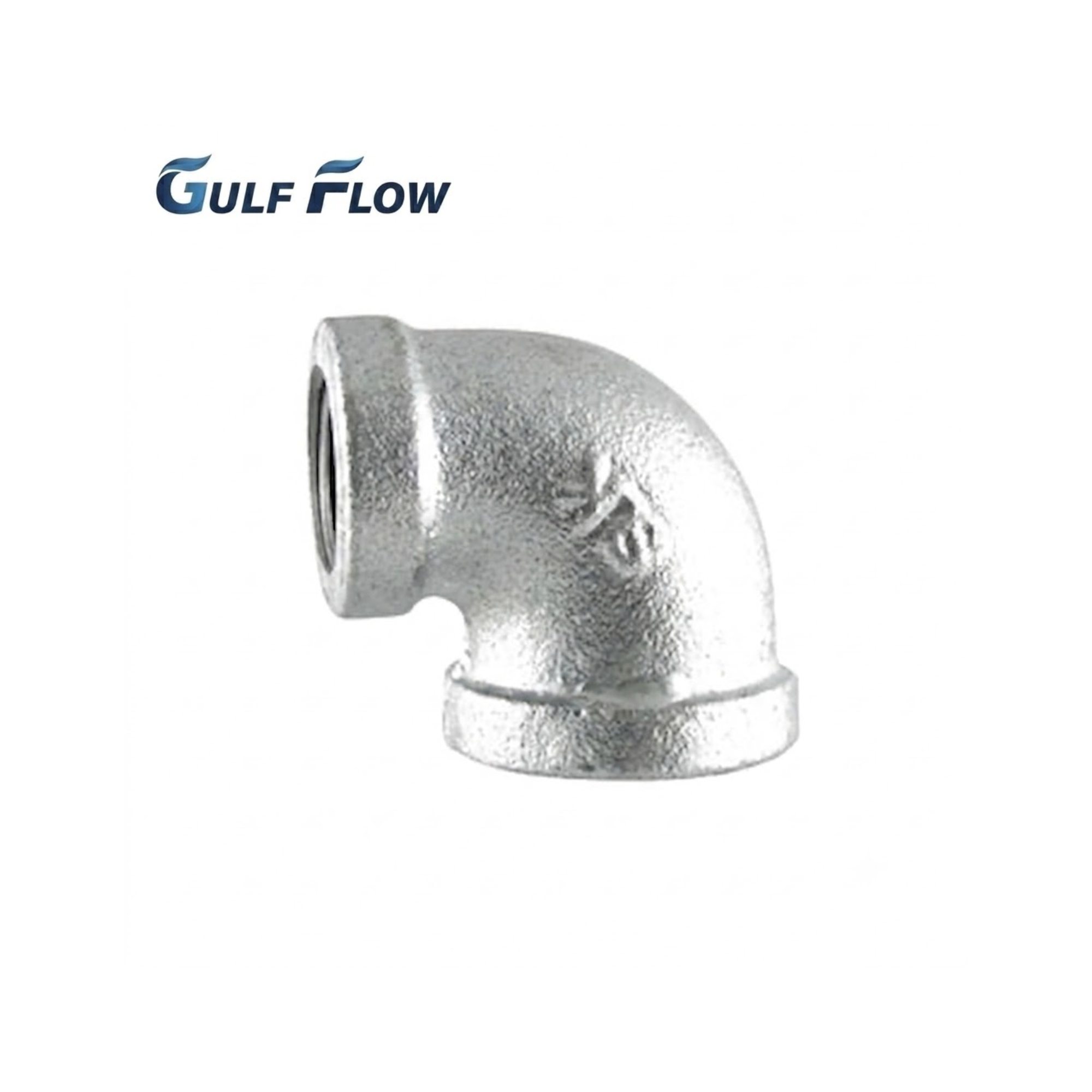Galvanized Iron 90 Degree Reducing Elbow Threaded Pipe Fitting for Plumbing and Industrial Applications in Qatar