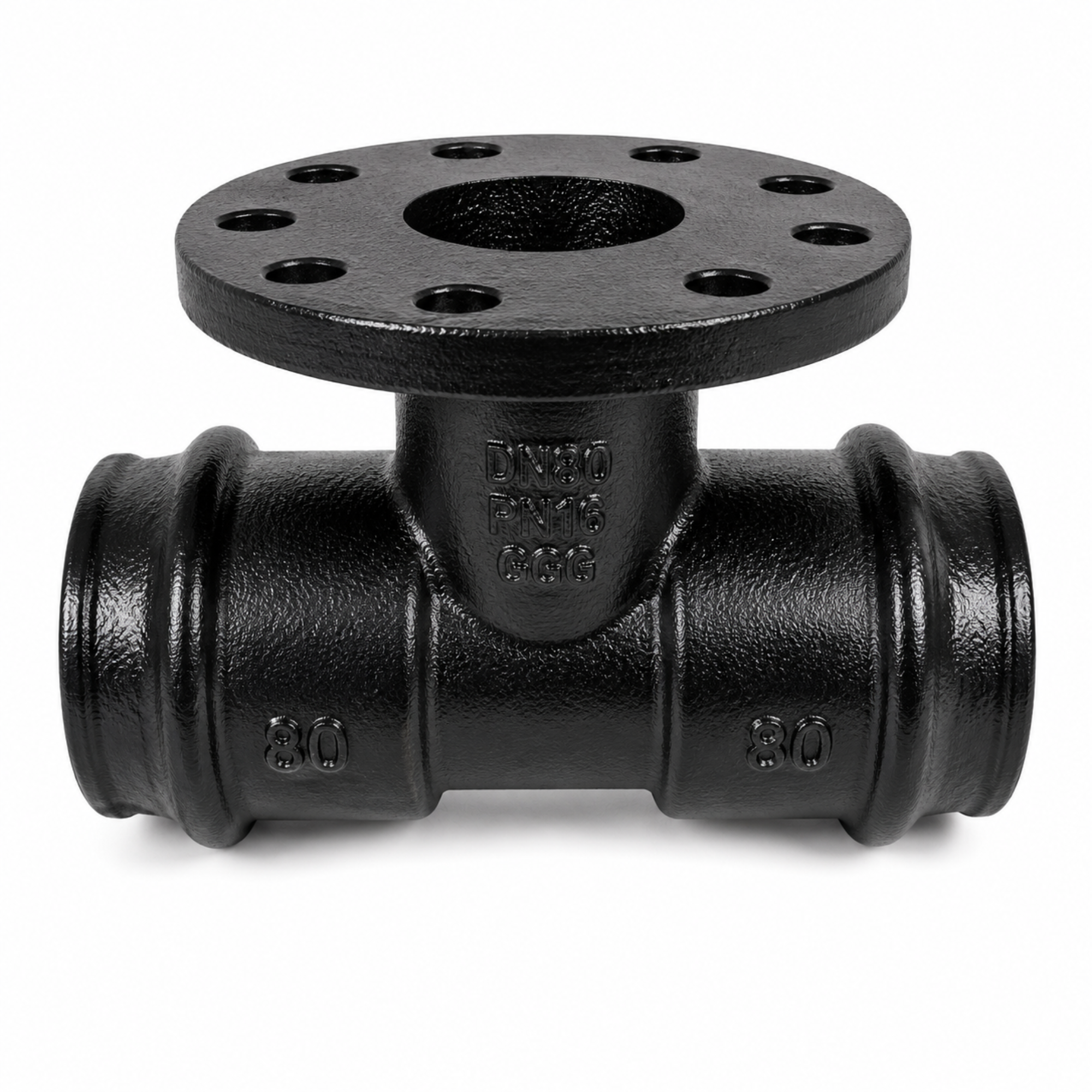 Hydrant Tee with Universal Multi-Drilled Flange Connection