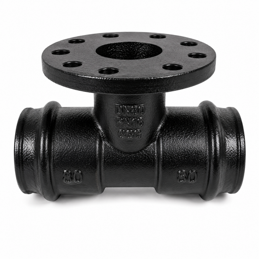 Hydrant Tee with Universal Multi-Drilled Flange Connection