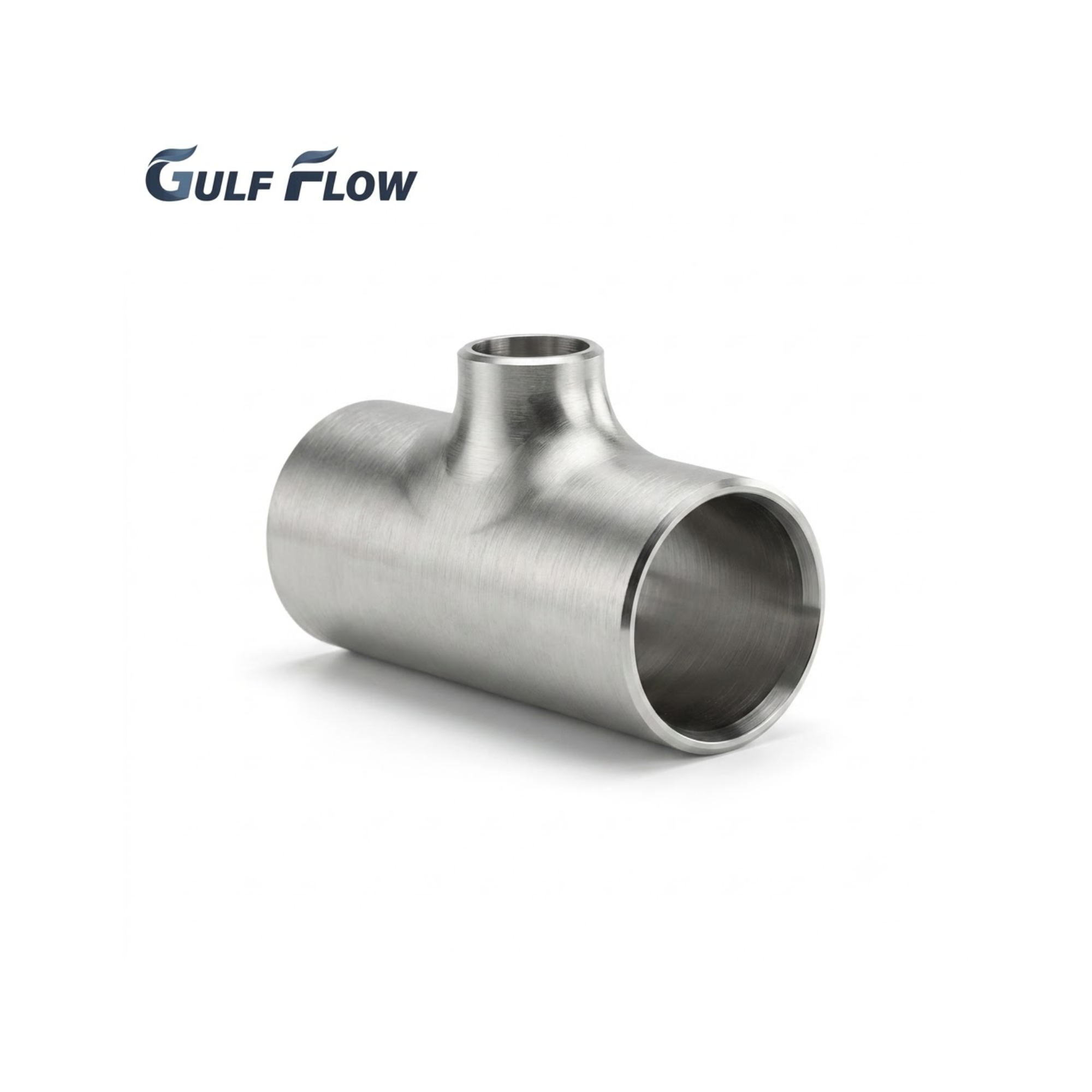 Stainless steel butt-weld reducing tee for industrial, oil and gas, fire protection, and pipeline systems in Qatar