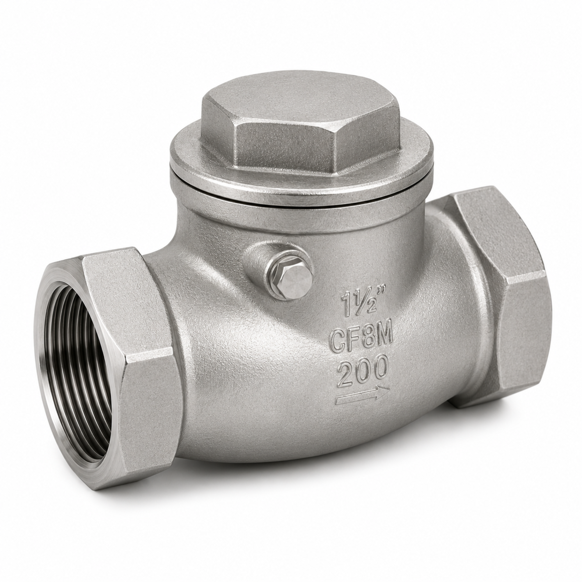 Threaded Swing Check Valve Brass in qatar