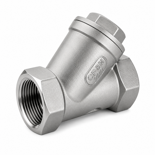 Threaded Y-Strainer Stainless Steel Filter in qatar