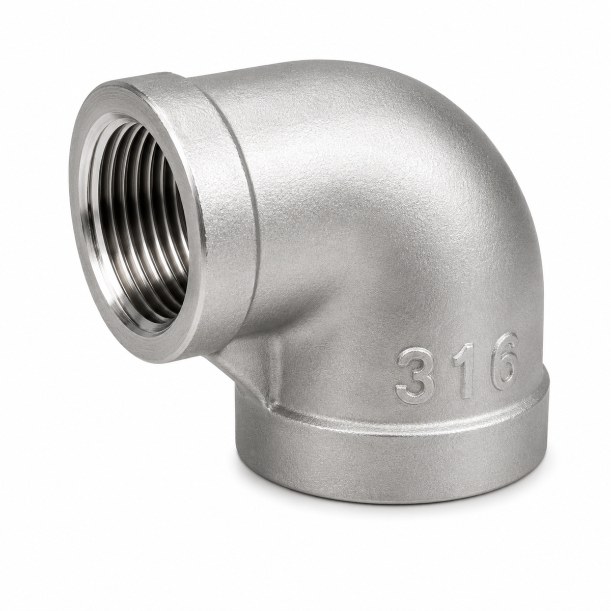 150LB 90-degree reducing elbow fitting for seamless pipe size reduction in industrial systems.