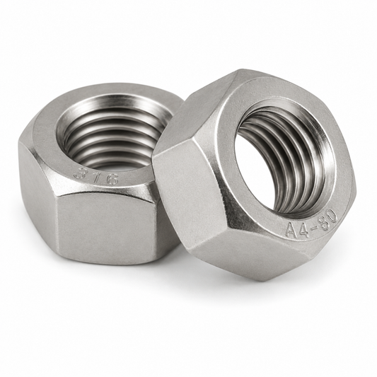 150LB carbon steel hexagonal nut fastener for industrial structural and piping support applications in Qatar.