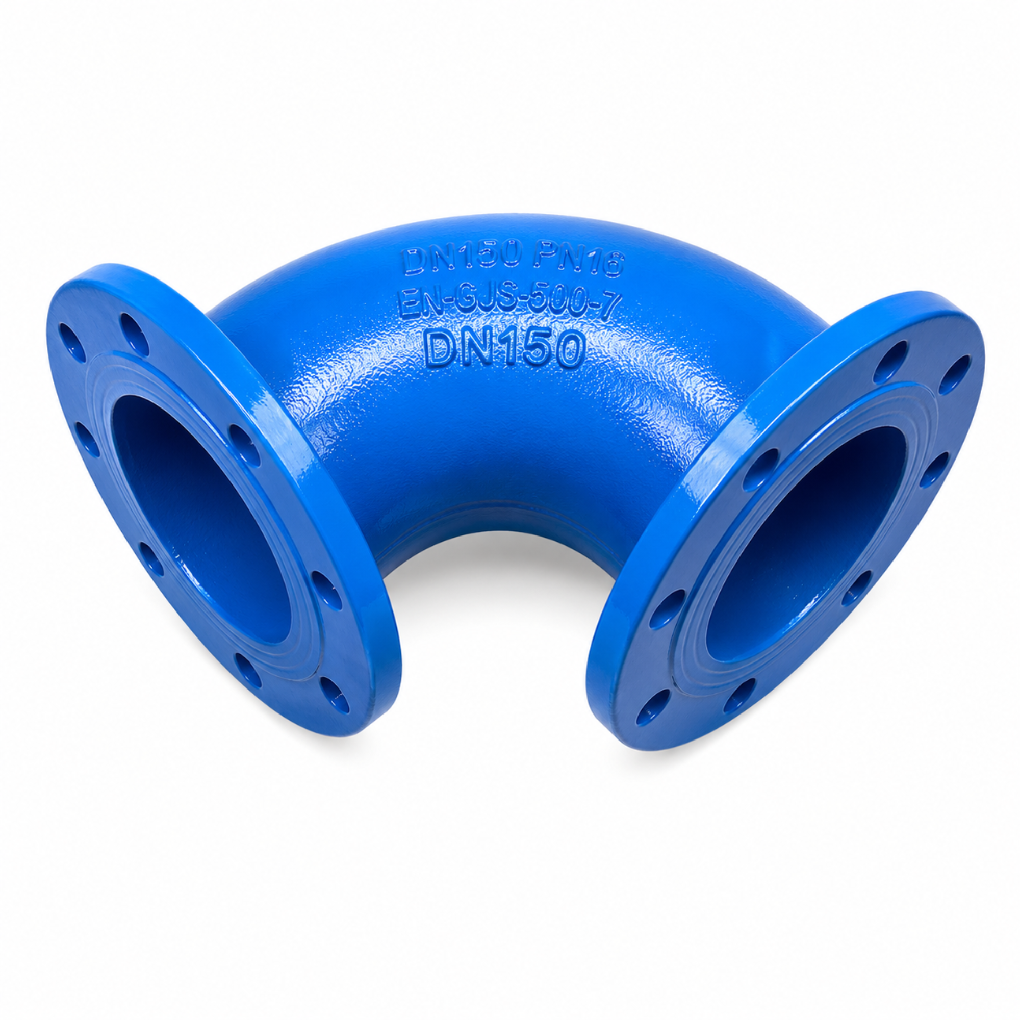 90 Degree Flanged Elbow PN16 Ductile Iron Fittings qatar