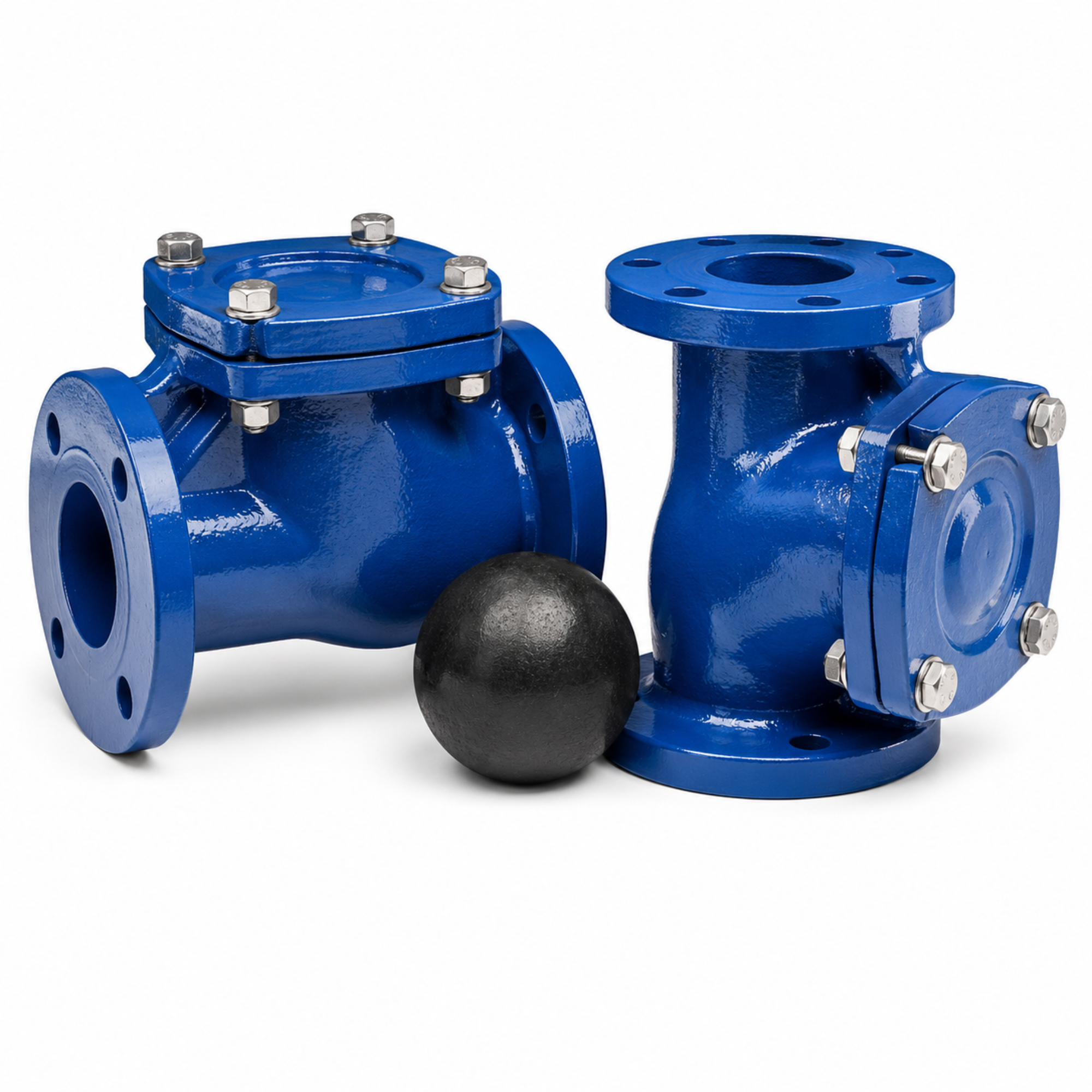 Industrial Ball Check Valve PN10 PN16 BS DIN AWWA ISO Compliant