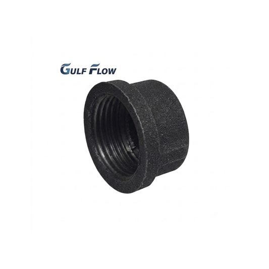 Black Iron Round Cap Threaded Pipe Fitting for Industrial Plumbing, Fire Protection and Oil & Gas Applications in Doha Qatar