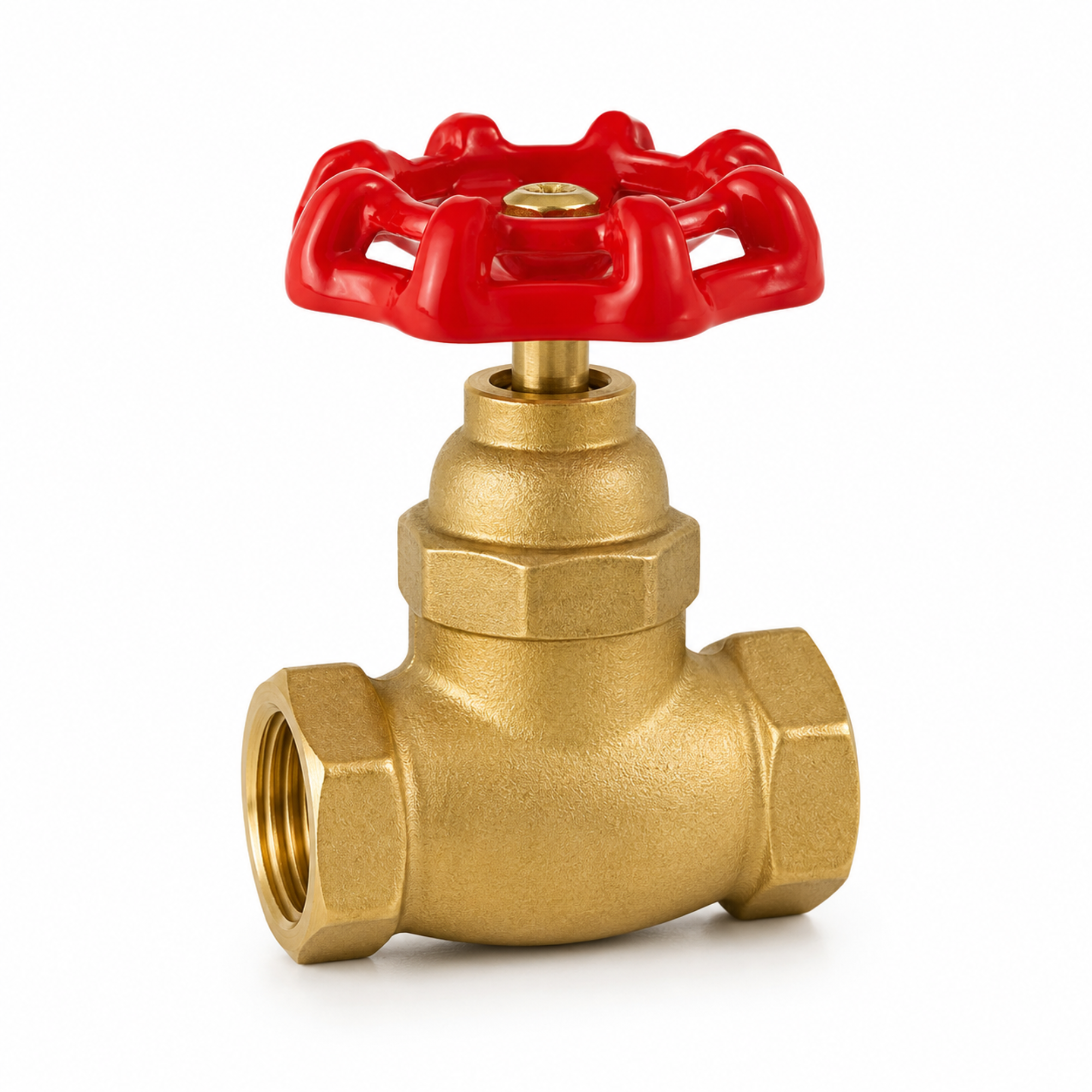 Durable brass globe valve with handwheel for precise industrial fluid flow regulation and throttling in Qatar.