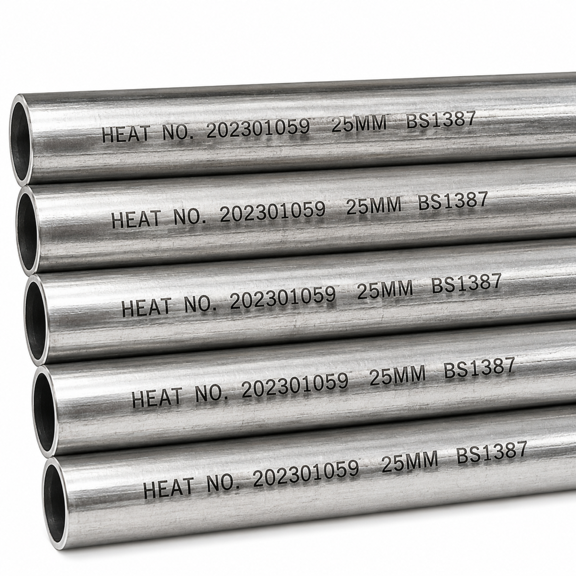 BS 1387 galvanized iron pipe, hot-dip galvanized steel tube for water and gas lines in Qatar industrial projects.