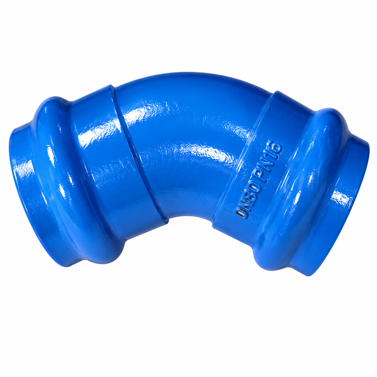 Double Socket 22.5 Degree Bend PN16 Ductile Iron Fitting in qatar