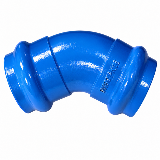 Double Socket 22.5 Degree Bend PN16 Ductile Iron Fitting in qatar