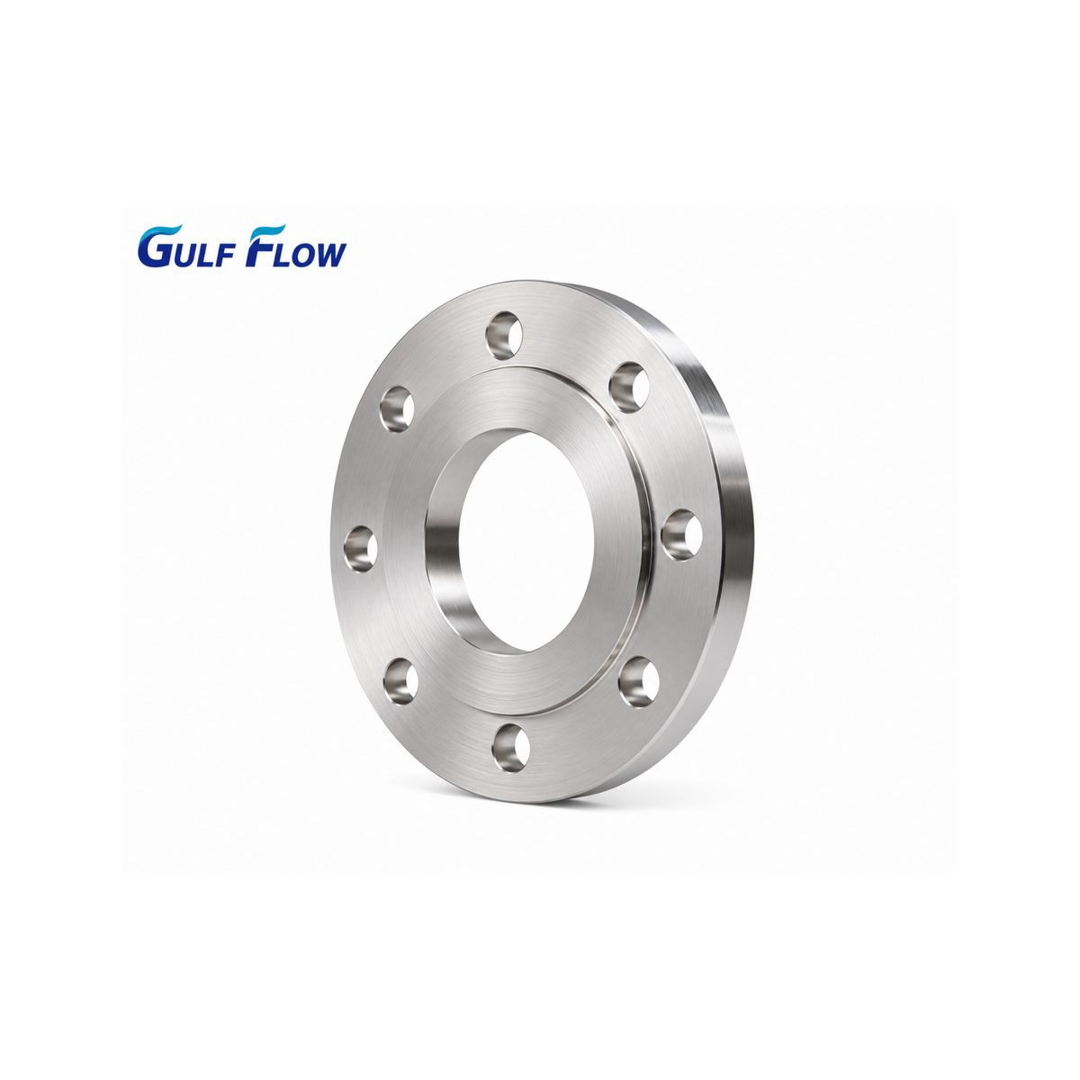 EN1092-1 Type 01A PN6 stainless steel plate flange for industrial piping projects in Qatar.