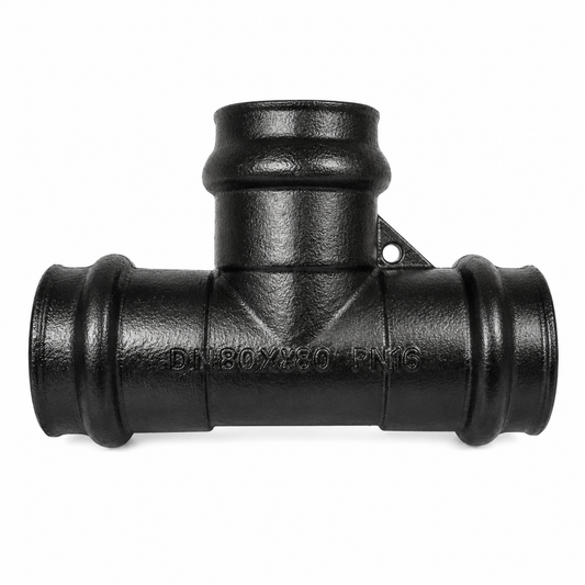 Equal Socket Tee PN16 Ductile Iron Pipeline Fitting in qatar