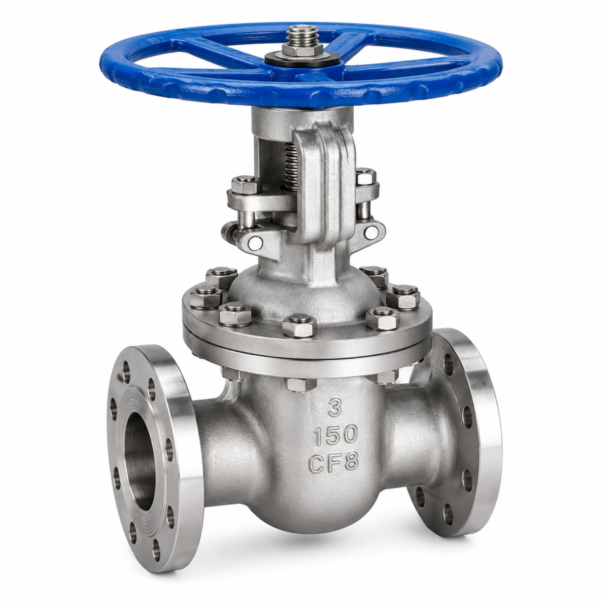 Carbon steel flanged gate valve for industrial piping systems in Qatar
