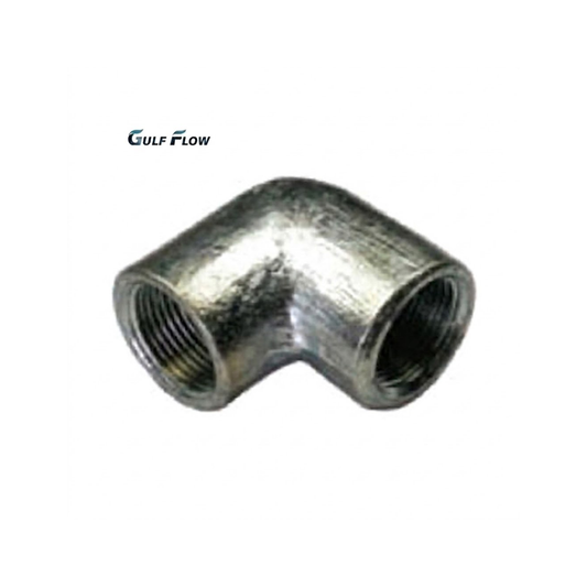Galvanized 90 Degree Threaded Elbow Pipe Fitting UL FM Approved ASTM A53 A106 for Fire Fighting Plumbing and Industrial Applications in Qatar