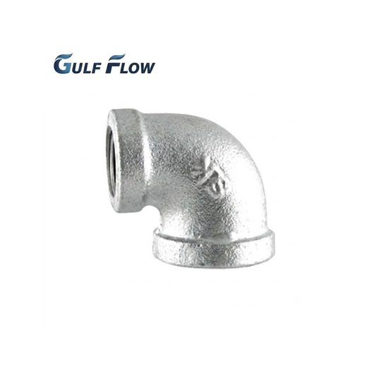 Galvanized Iron 90 Degree Reducing Elbow Threaded Pipe Fitting for Plumbing and Industrial Applications in Qatar