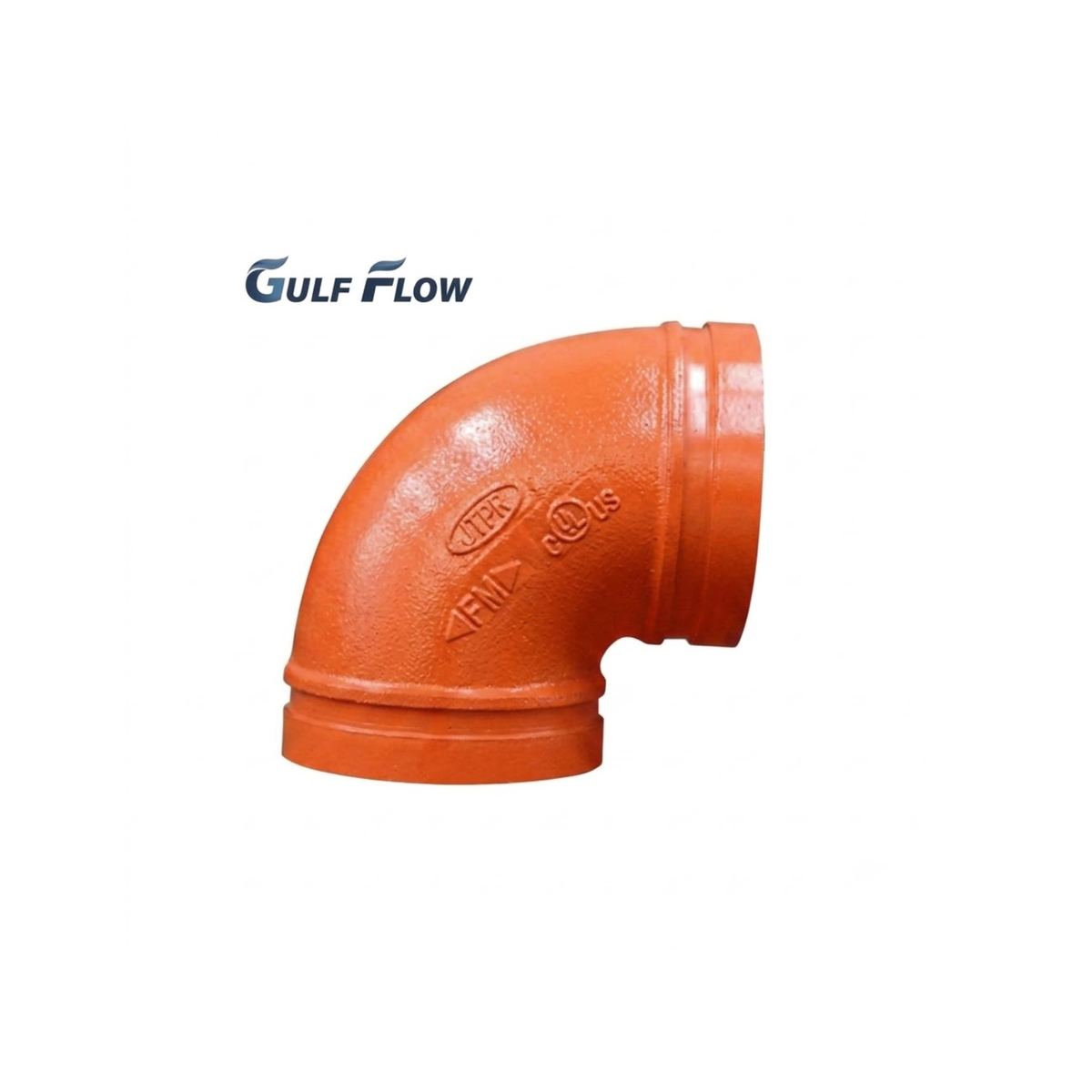 Grooved 90 Degree Ductile Iron Elbow for fire protection, HVAC, chilled water, water supply, and industrial piping systems in Doha Qatar