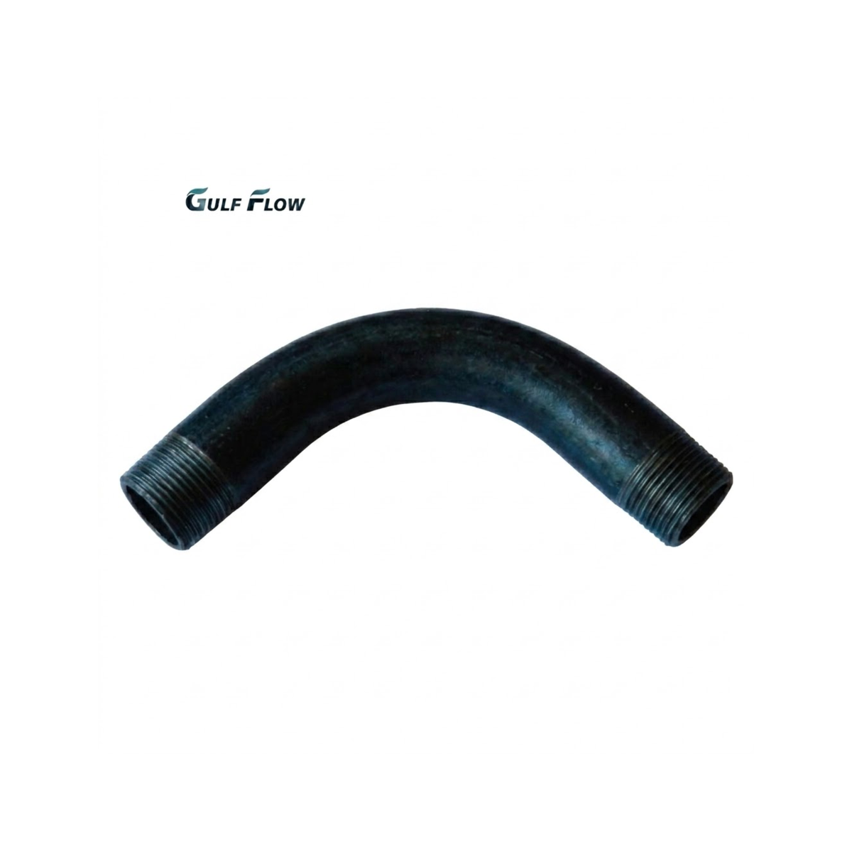 Gulf Flow black carbon steel 90 degree male to male threaded bend pipe fitting for industrial suppliers in Qatar
