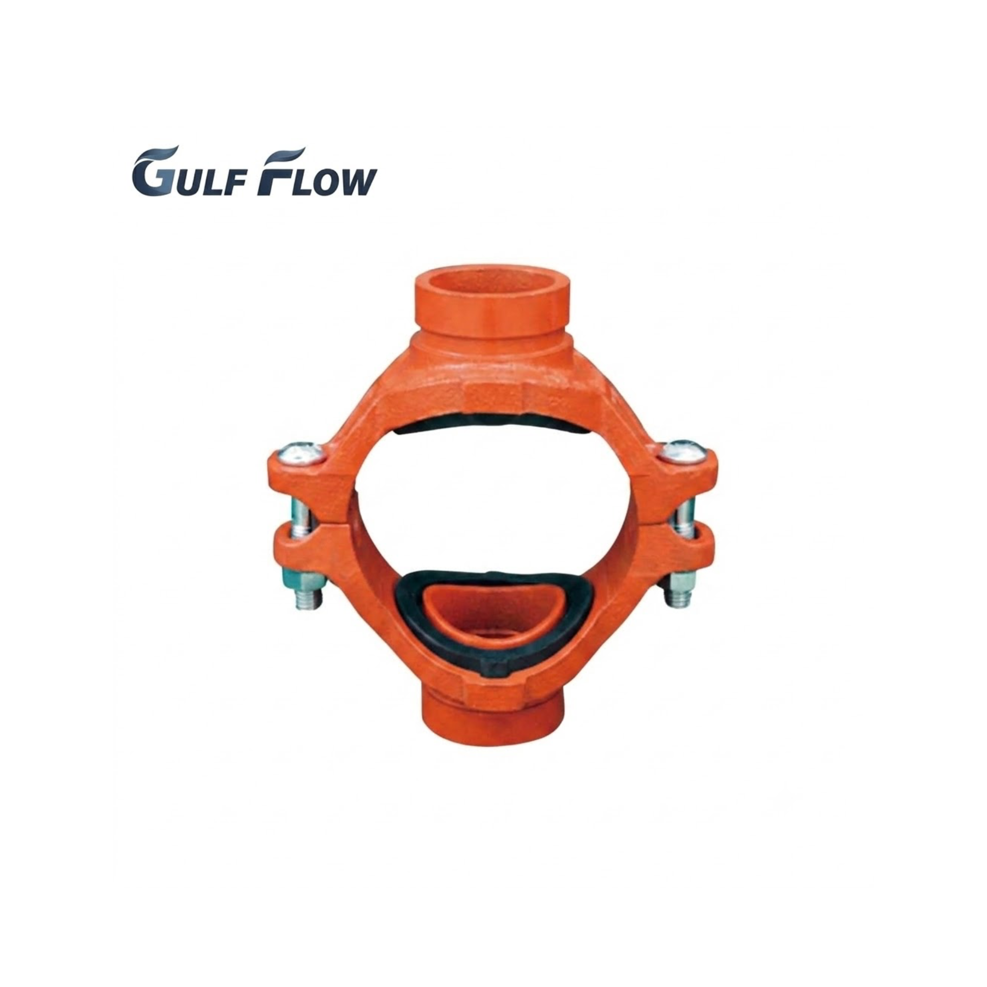 Mechanical cross grooved outlet used for fire fighting and industrial four way pipe connection in Qatar