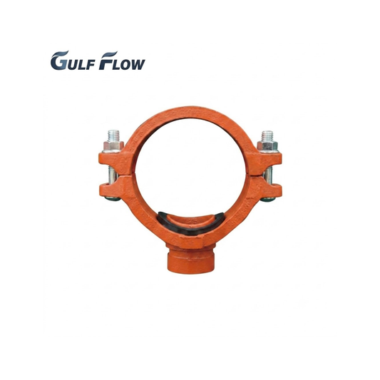 Mechanical tee grooved outlet used for fire fighting and industrial pipe branch connection in Qatar
