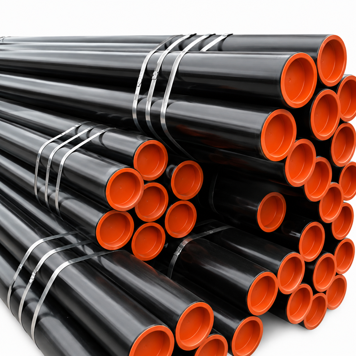 High-quality SABS 719 Grade B steel pipe for industrial infrastructure in Qatar, supplied by Gulfflow.
