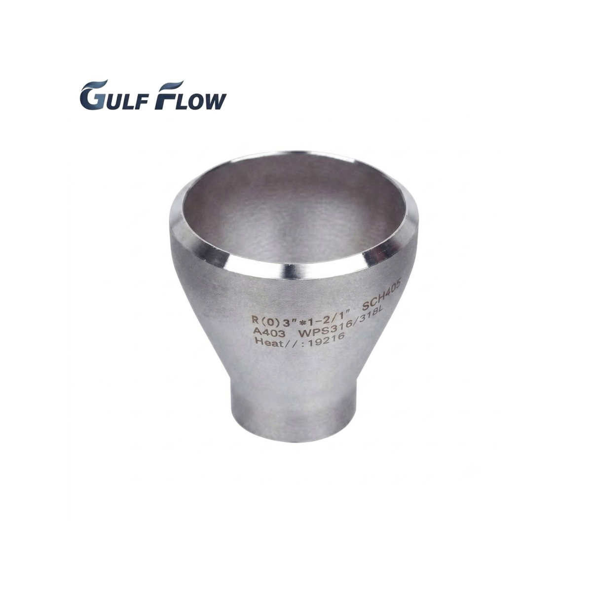 Stainless steel butt-weld concentric reducer for industrial, oil and gas, fire protection, and pipeline systems in Qatar