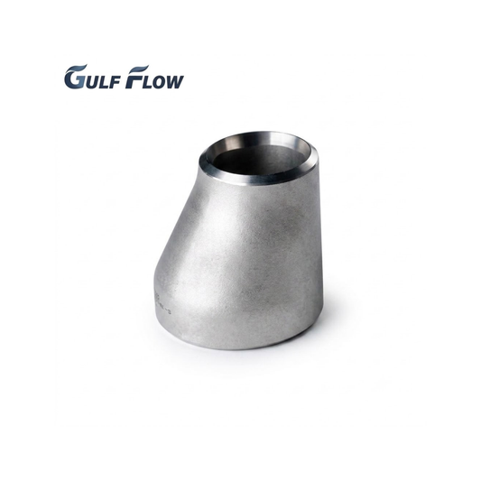 Stainless steel butt-weld eccentric reducer for industrial, oil and gas, fire protection, and pipeline systems in Qatar