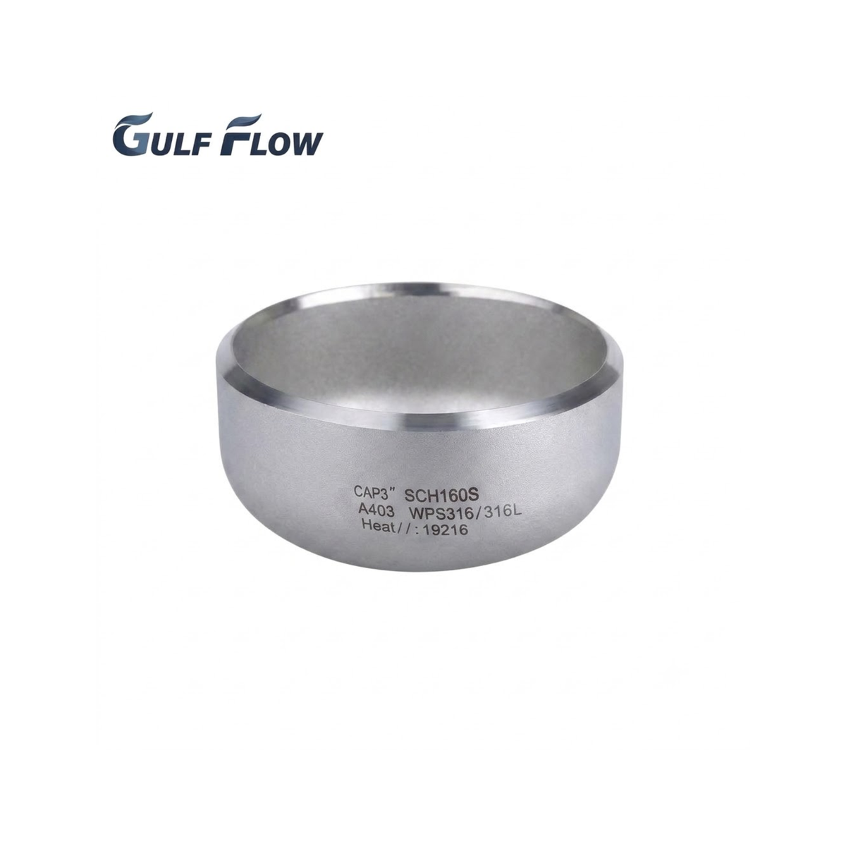 Stainless steel butt-weld end cap for industrial, oil and gas, fire protection, and pipeline systems in Qatar