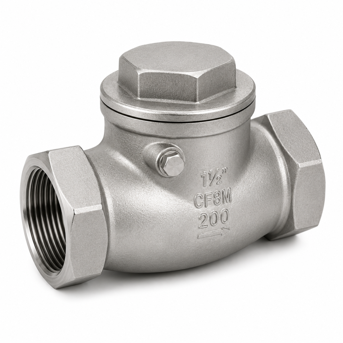 Threaded Swing Check Valve Brass in qatar