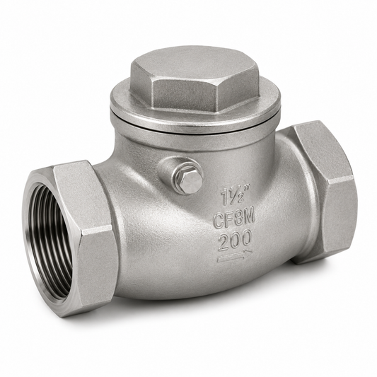 Threaded Swing Check Valve Brass in qatar